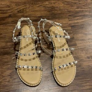 studded strap sandals
